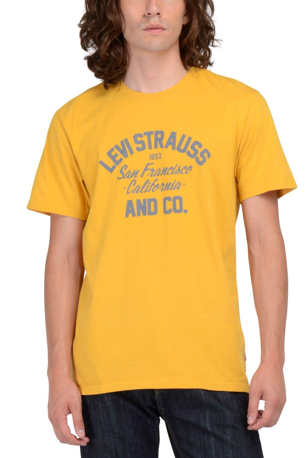 Polera Hombre Gráfica Amarilla Levis 22024-8000-0