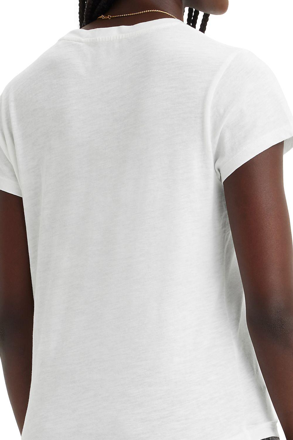 Polera Mujer Regular Fit Box Tab Blanco Levis A6126-0045-3