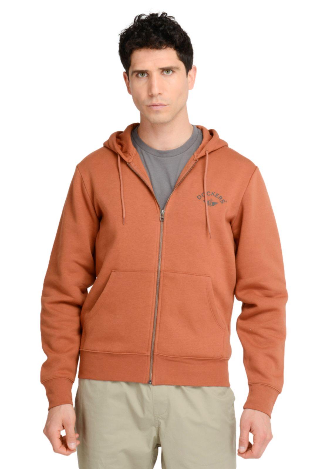 Polerón Hombre Hoodie FZ Regular Fit Café A3149-0008-0