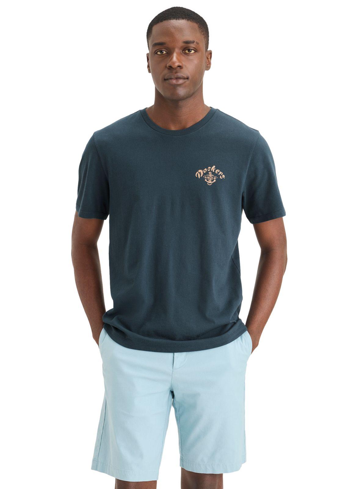 Polera Hombre Graphic Tee Slim Fit Azul-0