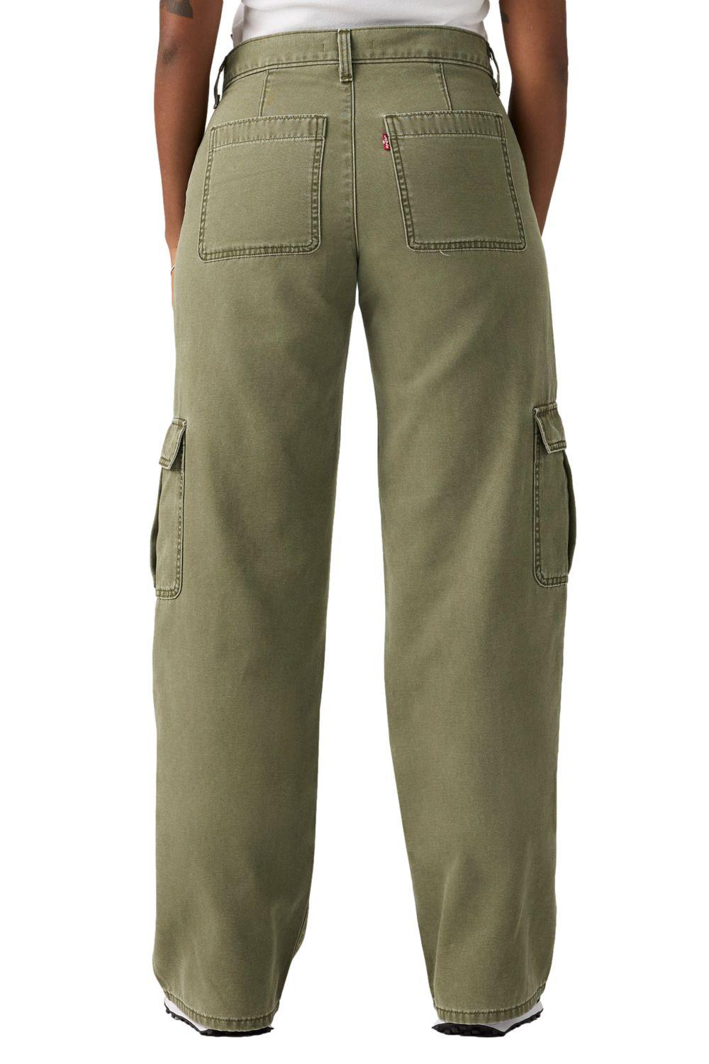 Jeans Mujer Superlow Loose Cargo Verde Levis 005FX-0000-2