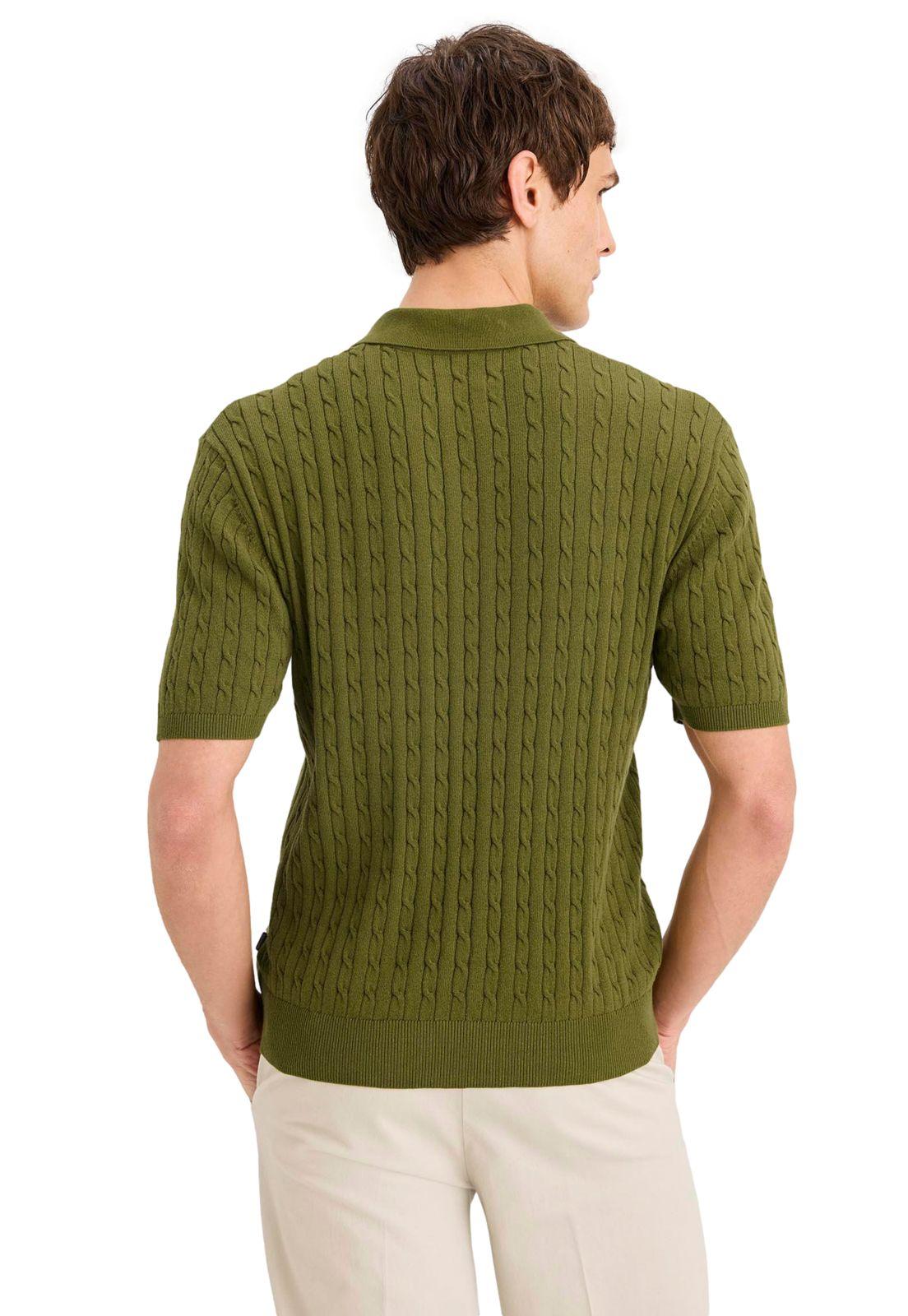 Sweater Hombre Polo Regular Fit Verde A0768-0014-2