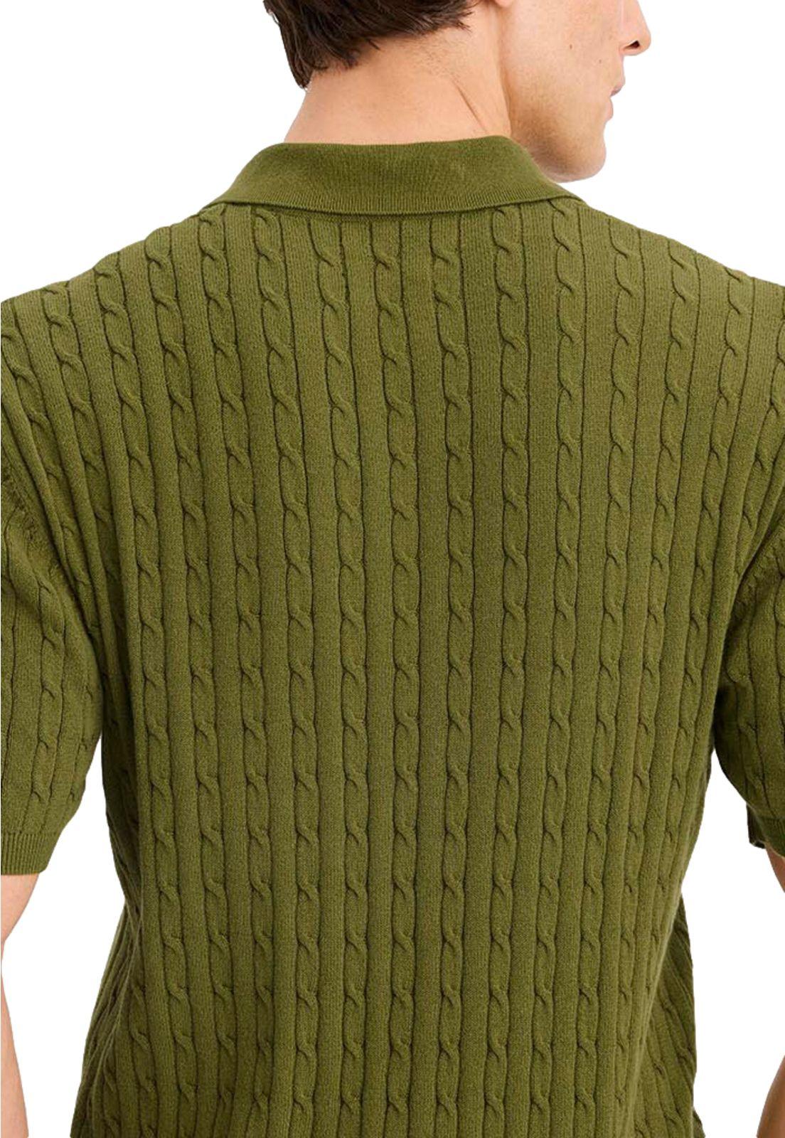 Sweater Hombre Polo Regular Fit Verde A0768-0014-3