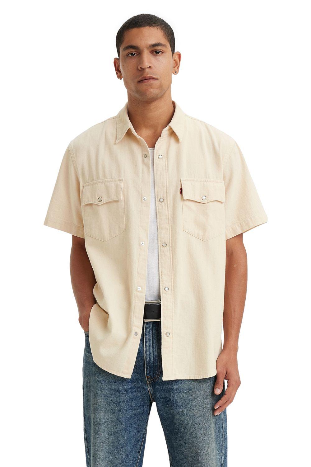 Camisa Hombre Relaxed Fit Western Beige Levis A5722-0004-0