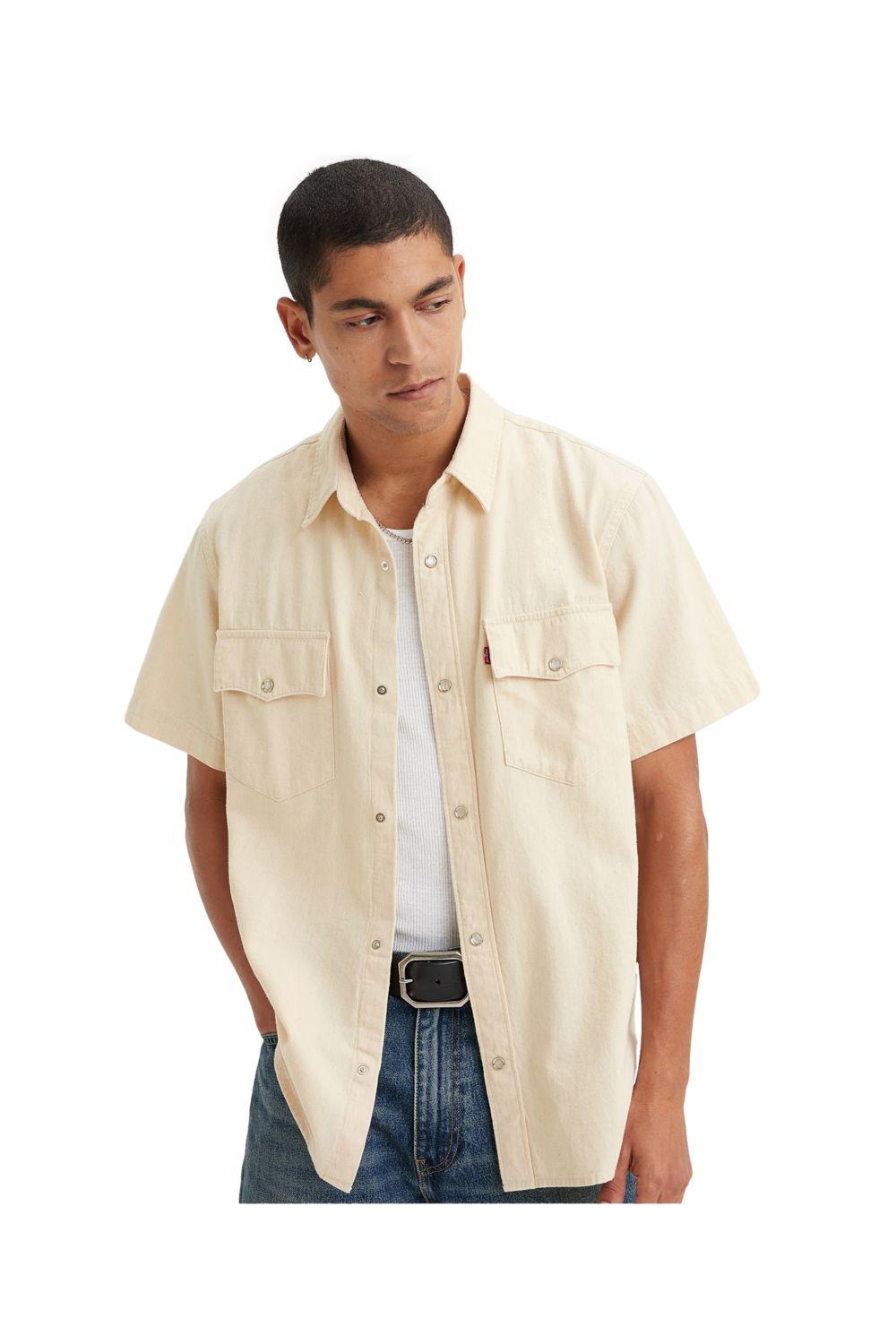 Camisa Hombre Relaxed Fit Western Beige Levis A5722-0004-2