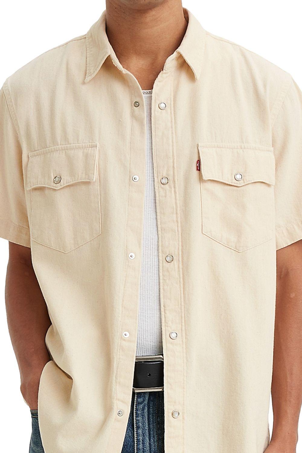 Camisa Hombre Relaxed Fit Western Beige Levis A5722-0004-3