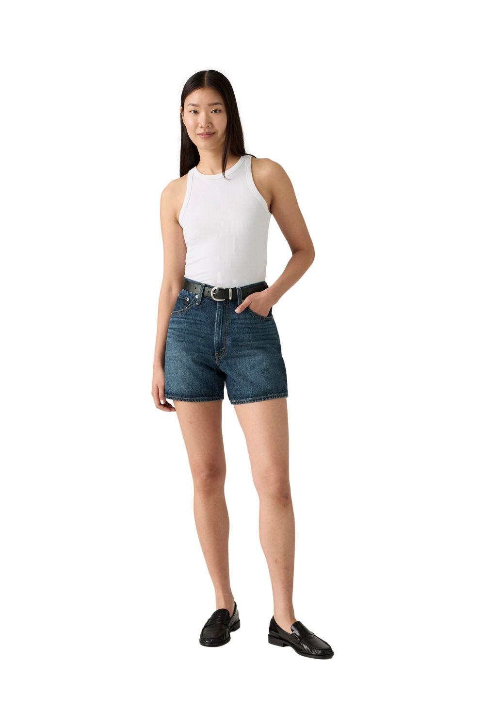 Shorts Mujer Cinch Mid-thigh Short Azul Levis 003KI-0000-3