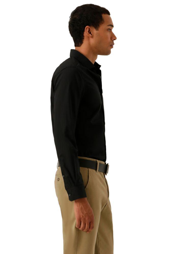 Camisa Hombre Crafted Shirt LS Slim Fit Negro A4285-0022-1