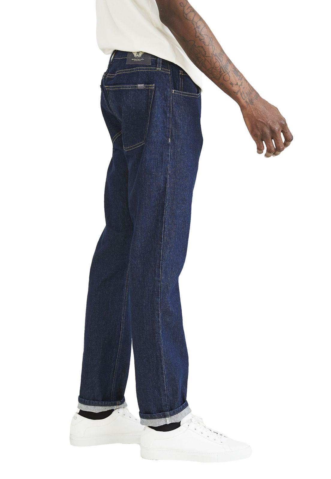 Pantalón Hombre Jean Cut Slim Fit Azul Oscuro 56791-0054-1