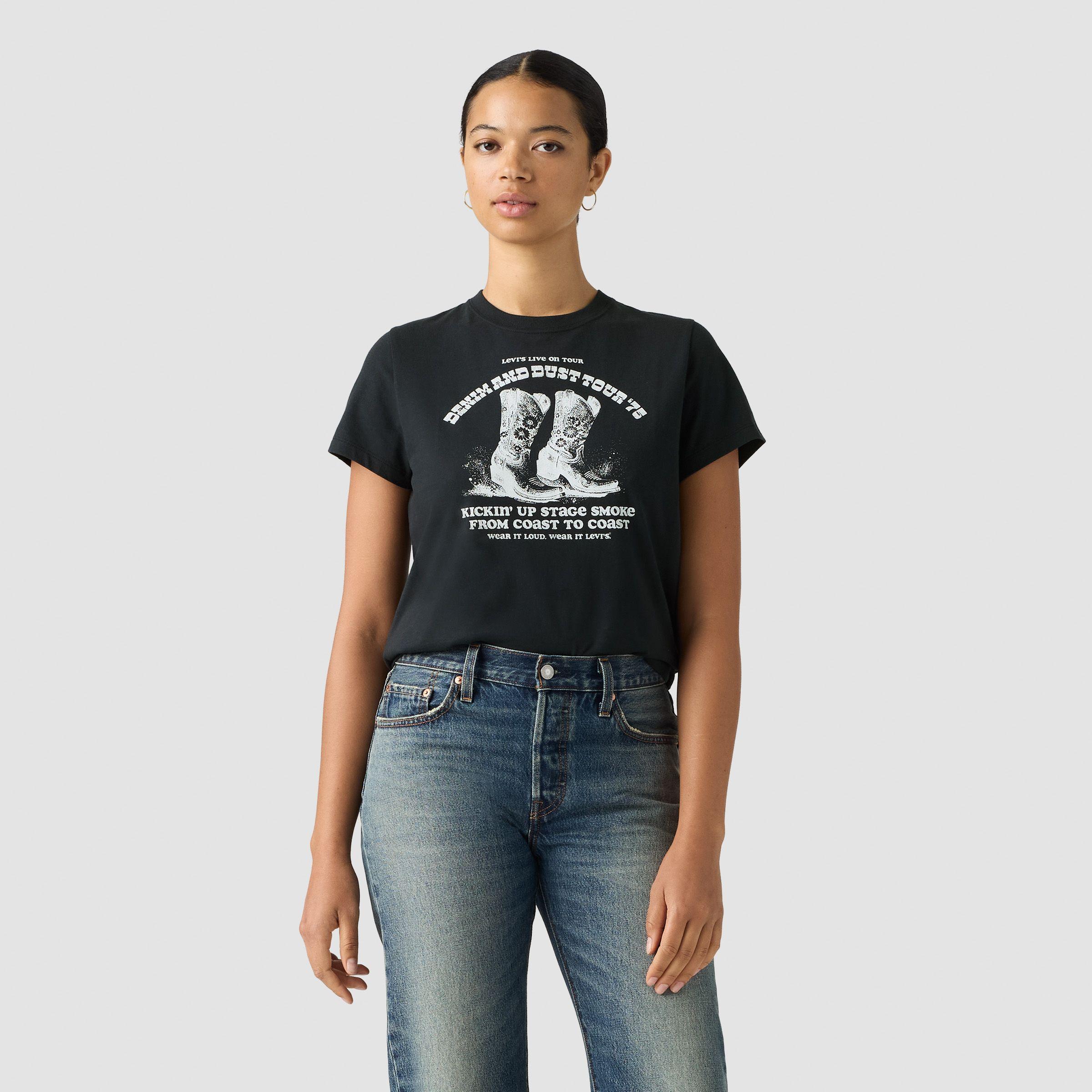 Polera Mujer Gr Favorite Tee Negro Levis 005GV-0084-0