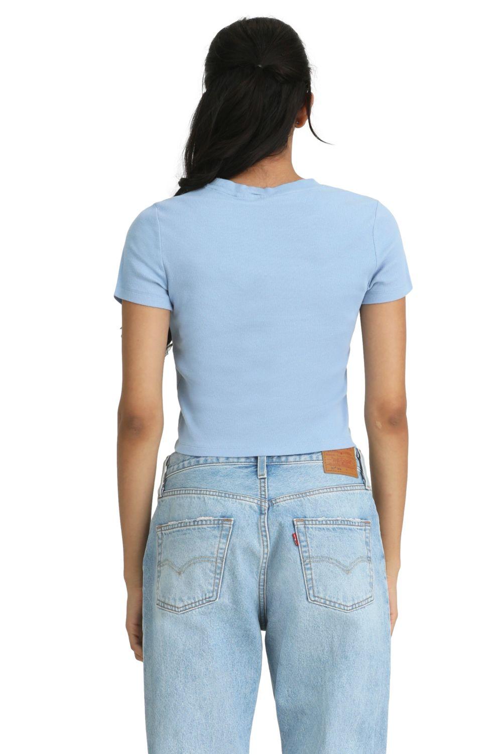 Polera Mujer Sporty Tee Celeste Levis A7419-0019-2