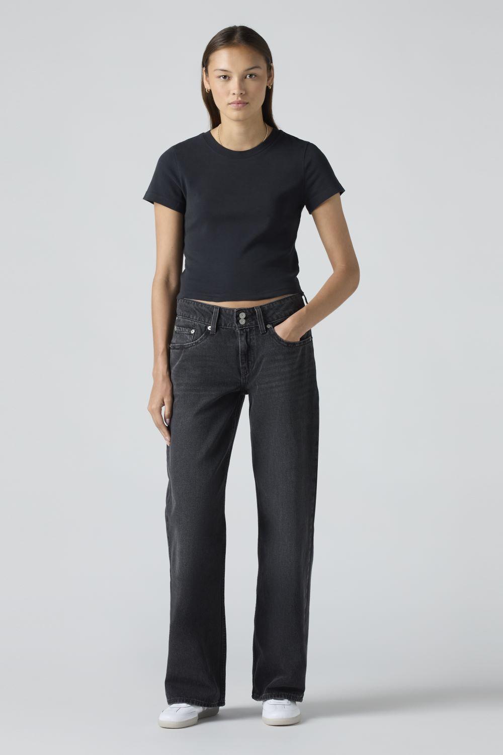 Jeans Mujer Superlow Loose Negro Levis A7498-0001-2