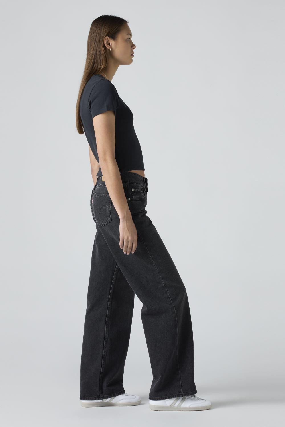 Jeans Mujer Superlow Loose Negro Levis A7498-0001-3