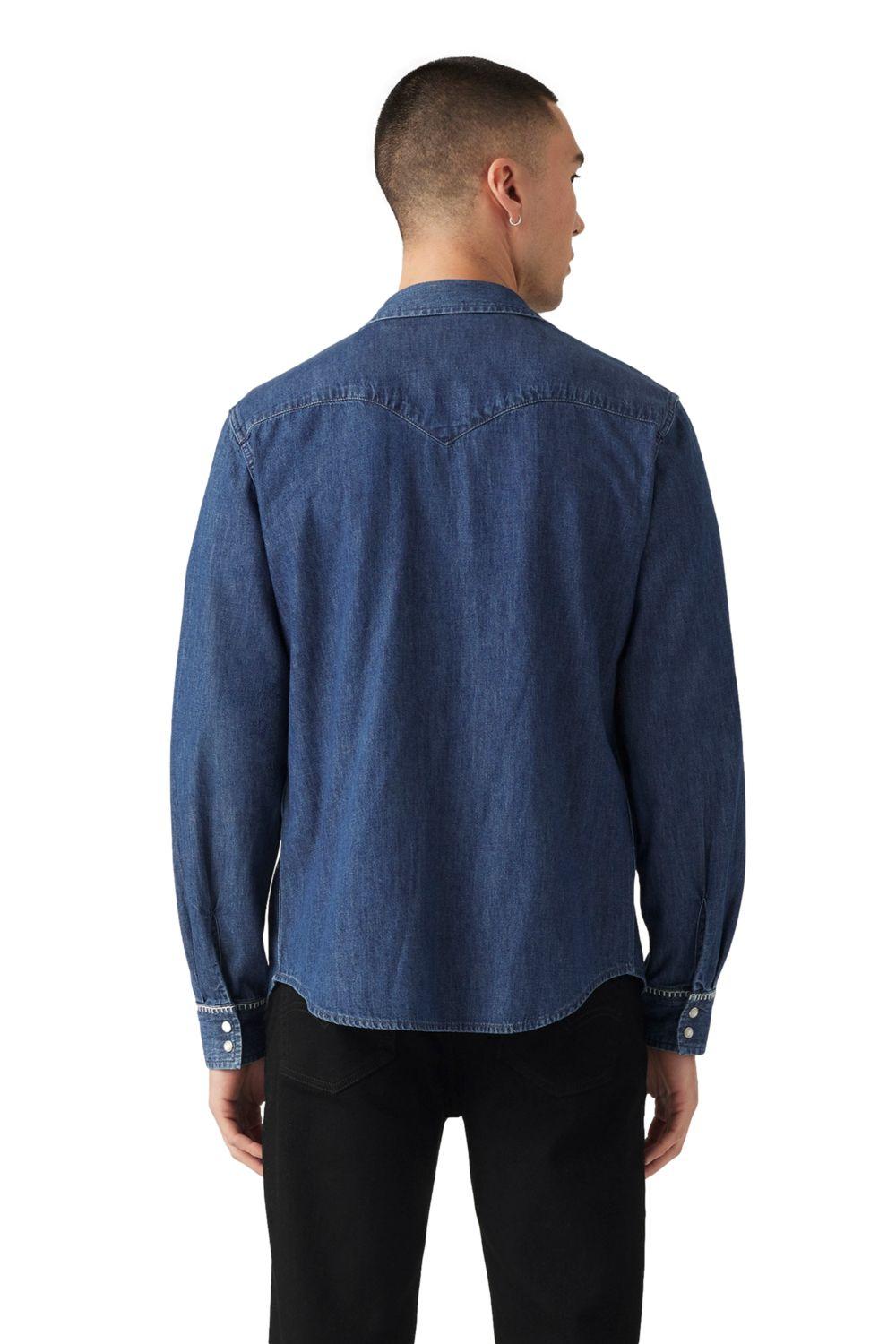 Camisa Hombre Classic Western Straight Azul Levis 85745-0170-1