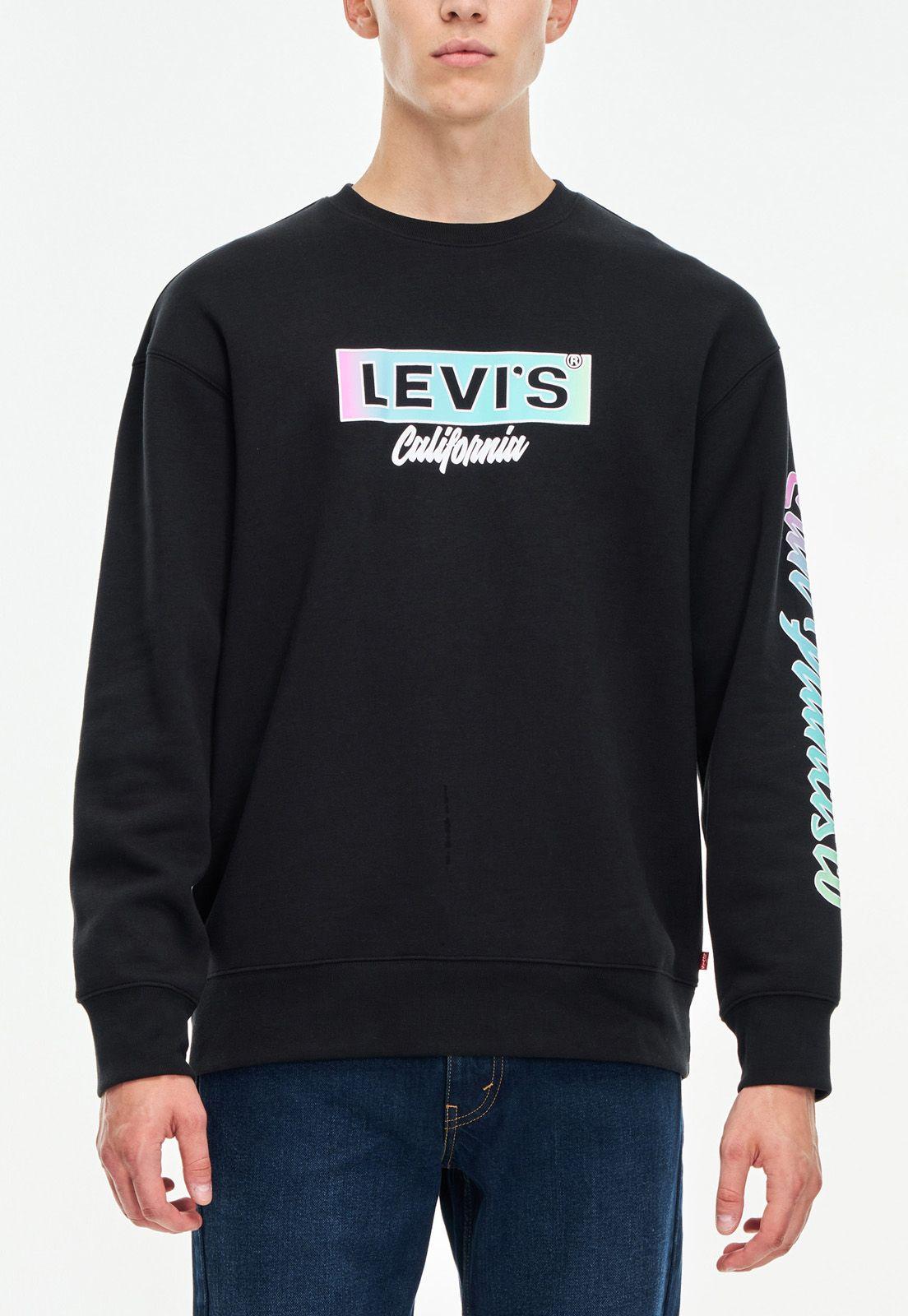 Polerón Hombre Gráfico Negro Levis 38712-0071-0