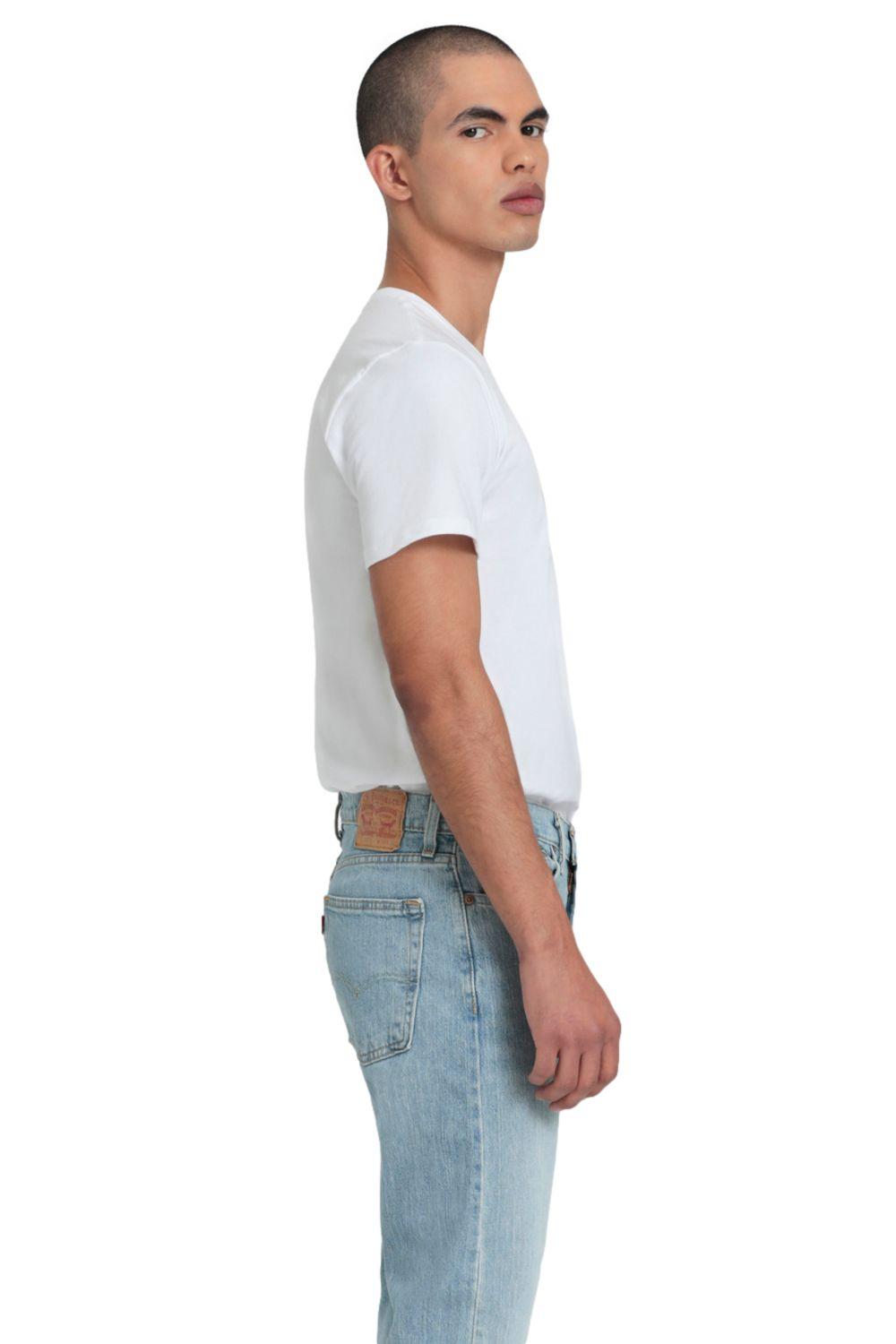 Polera Hombre Graphic Logo Batwing Blanca Levis 17783-0349-1
