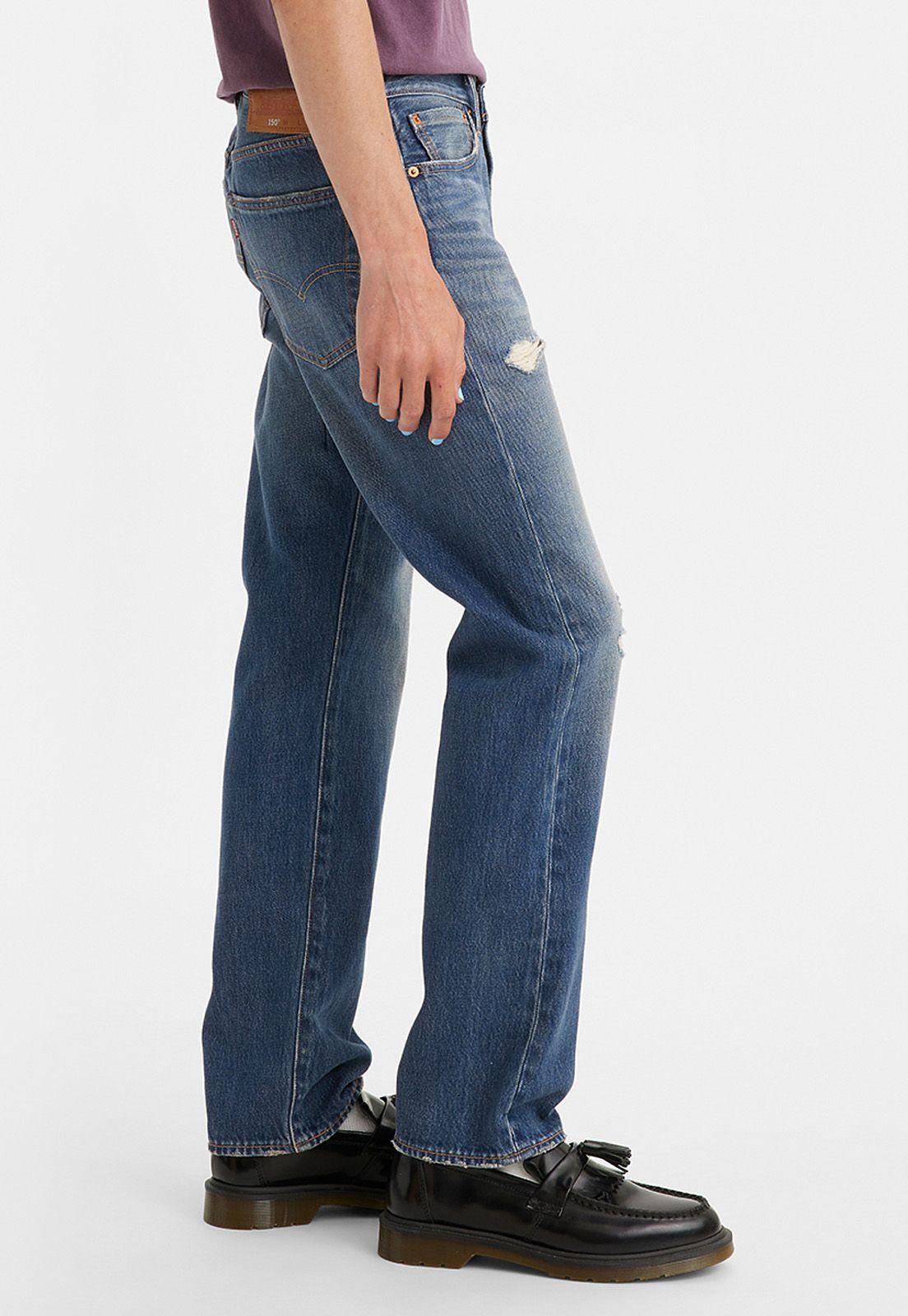 Jeans Hombre 501 Original Fit Azul Levis 00501-3383-1