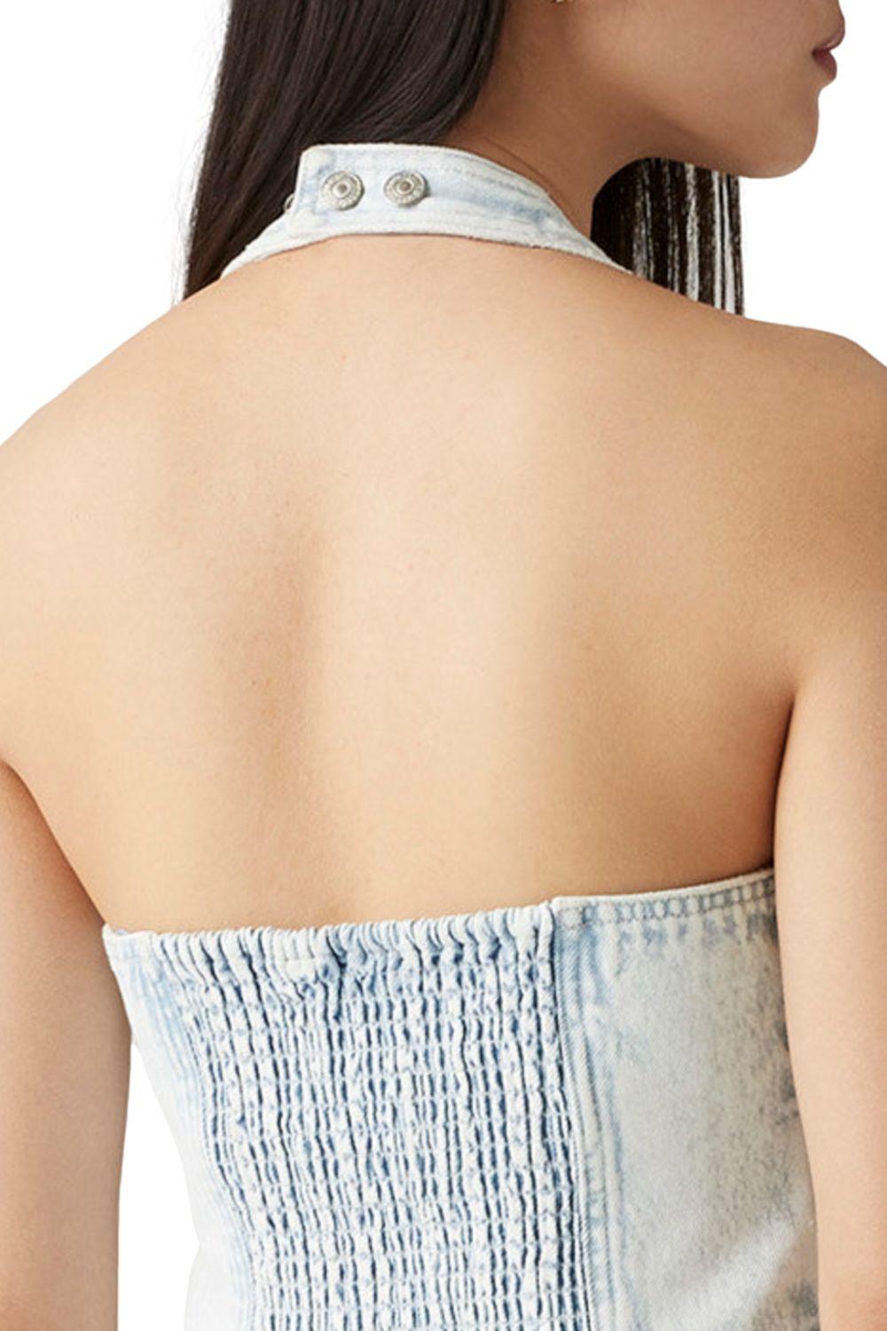 Polera Mujer Halter Top Celeste Levis 000MV-0001-3