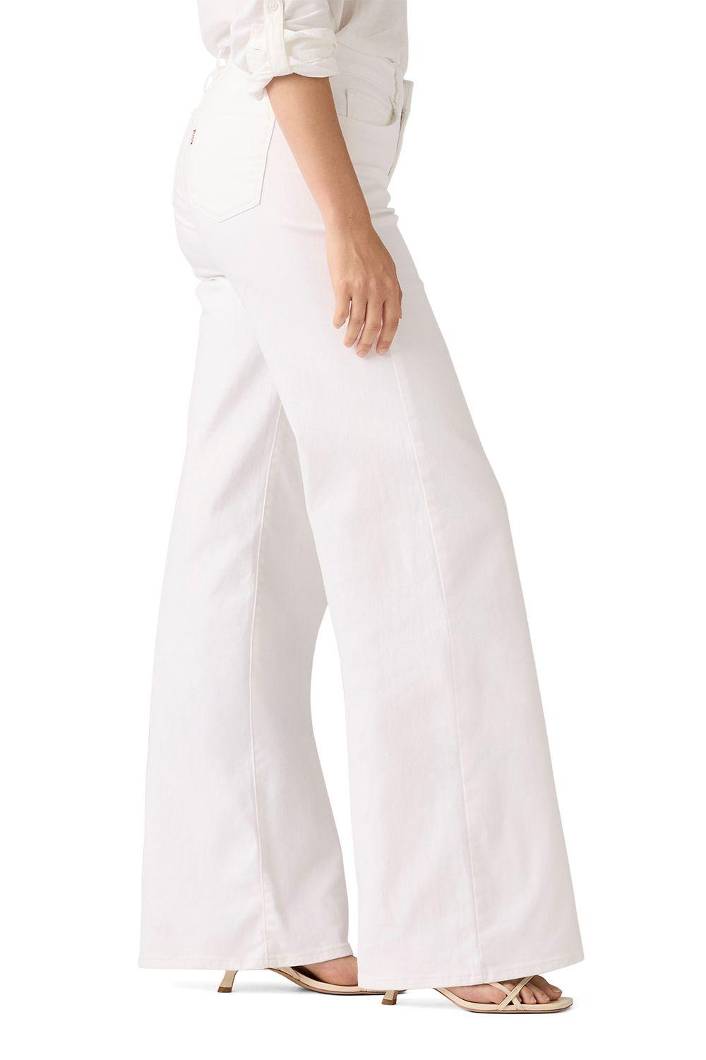 Jeans Mujer 318 Shaping Wide Leg Blanco Levis 001PZ-0016-1