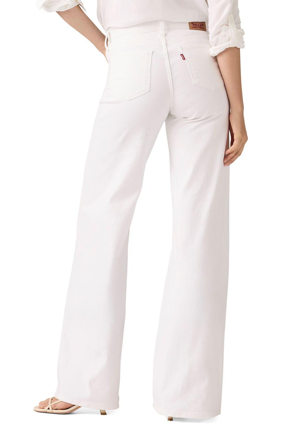 Jeans Mujer 318 Shaping Wide Leg Blanco Levis 001PZ-0016-2