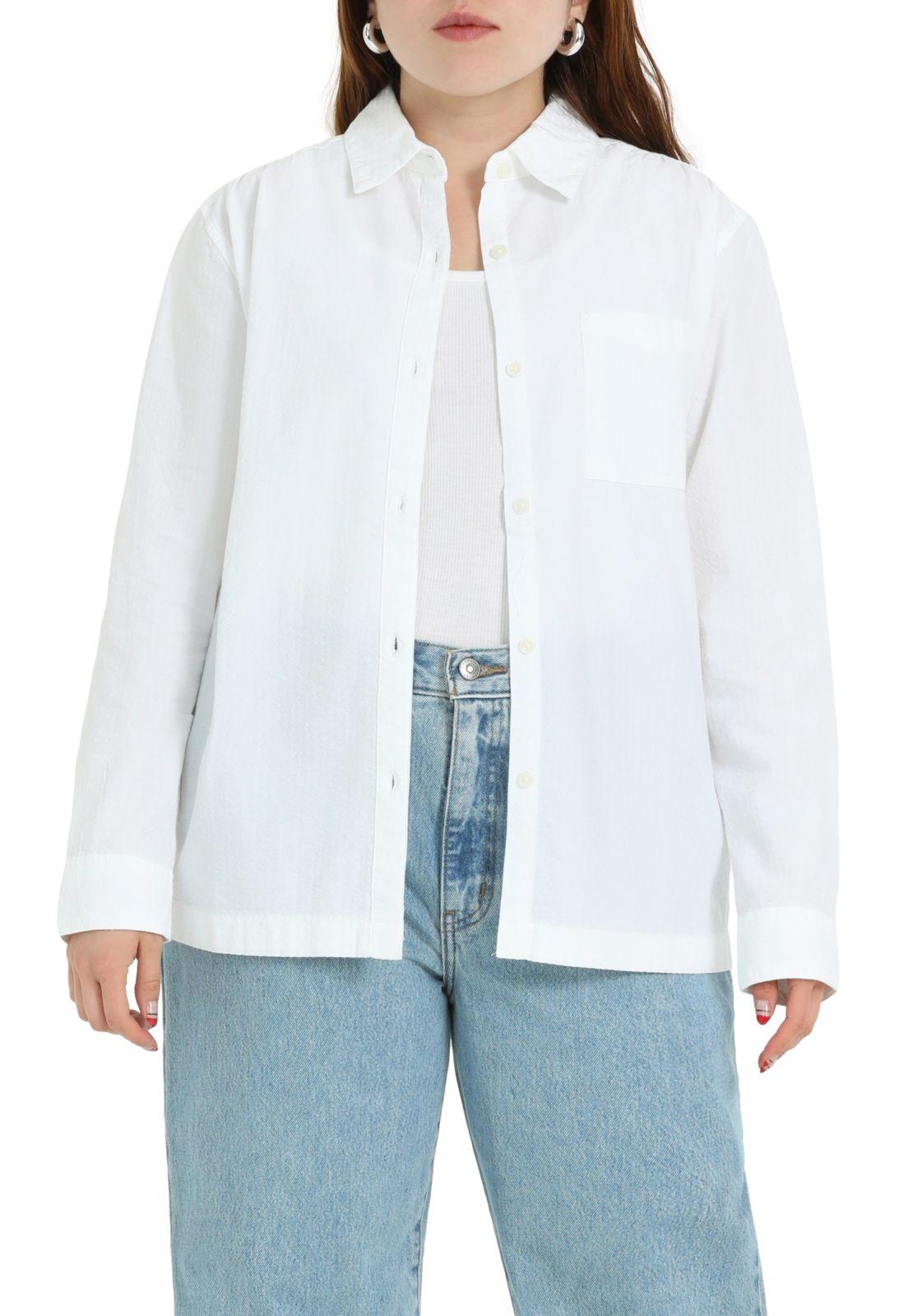 Blusa Mujer Button-Up Regular Fit Blanco A5664-0020-0