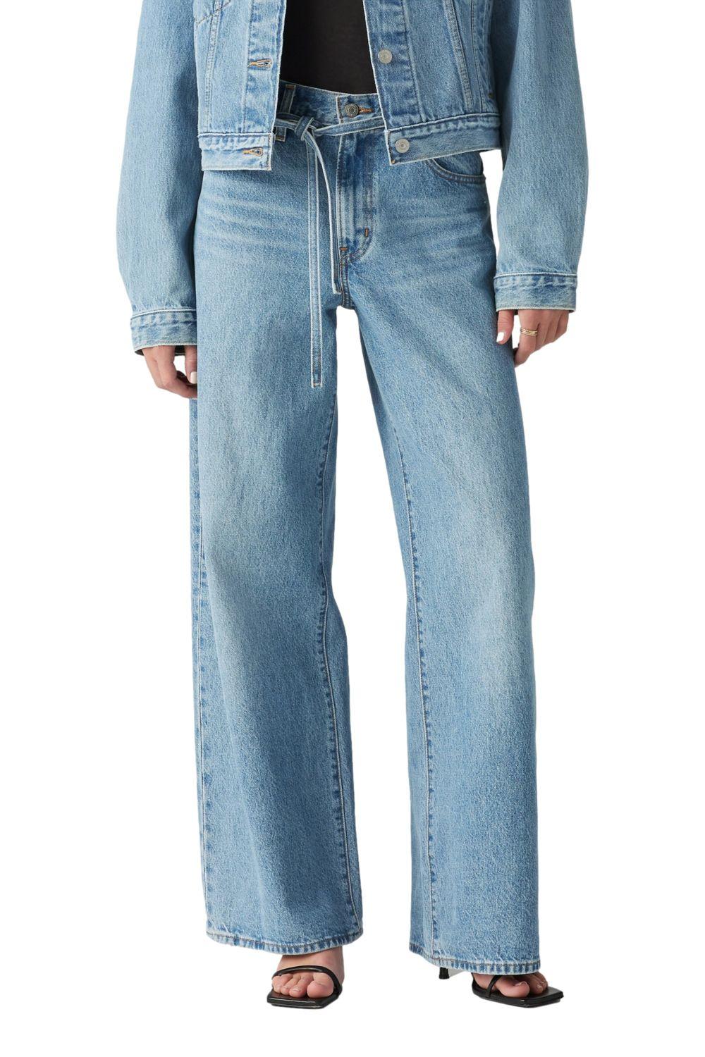 Jeans Mujer XL Straight Azul Levis A8701-0004-0
