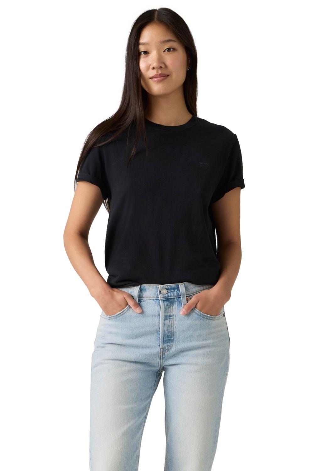 Polera Mujer Favorite Cotton Tee Negro Levis 005J2-0001-0