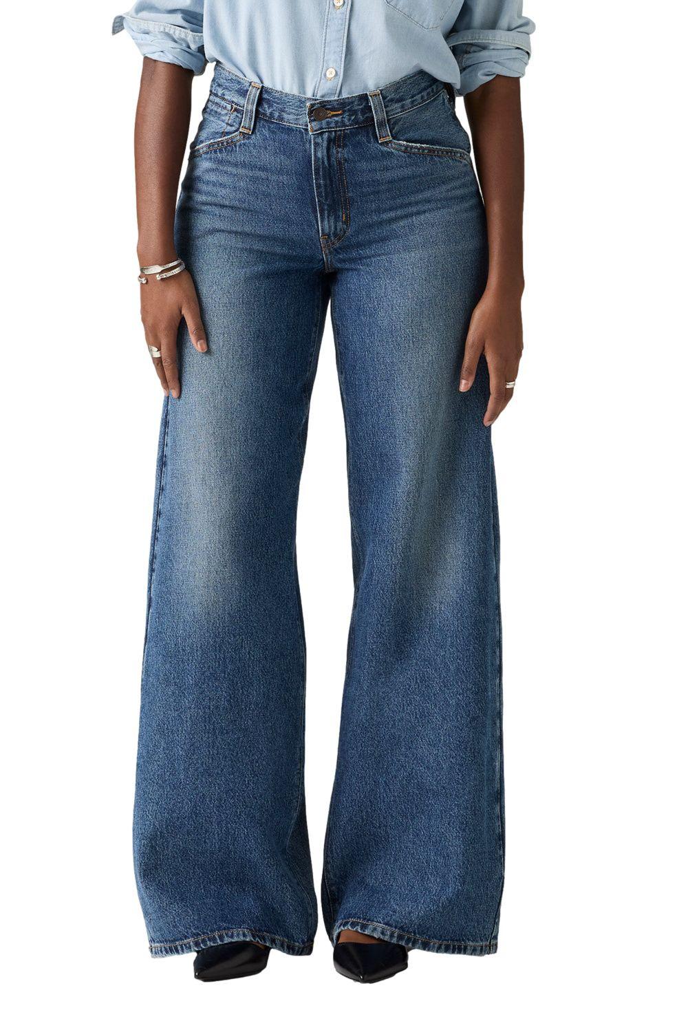 Jeans Mujer 94 Baggy Wide Leg Azul Levis A5929-0041-0