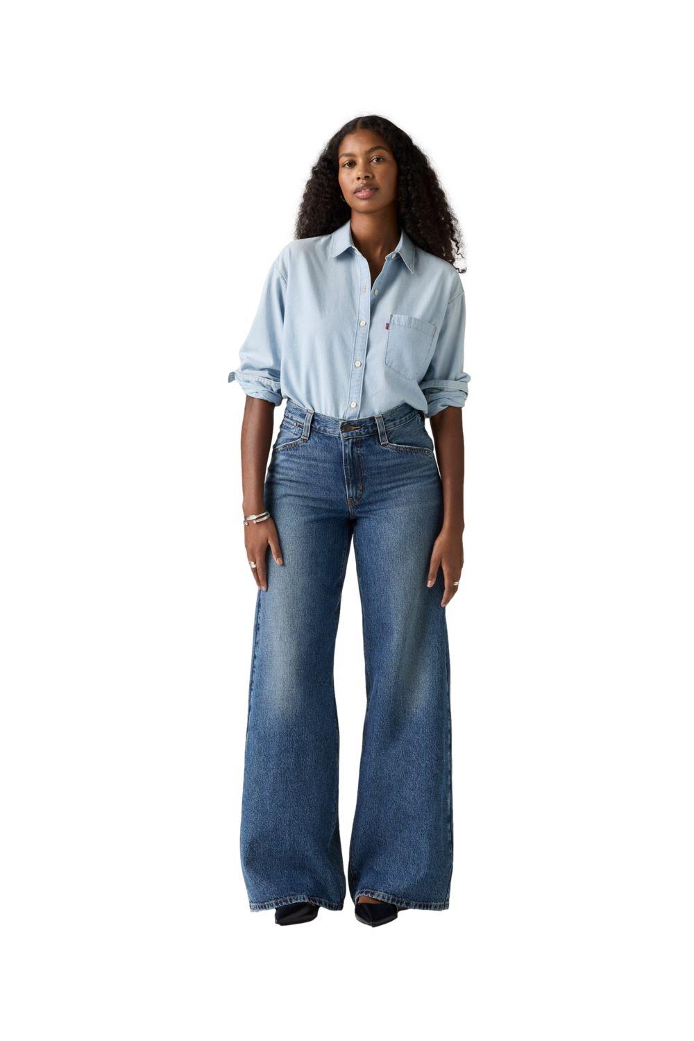 Jeans Mujer 94 Baggy Wide Leg Azul Levis A5929-0041-3