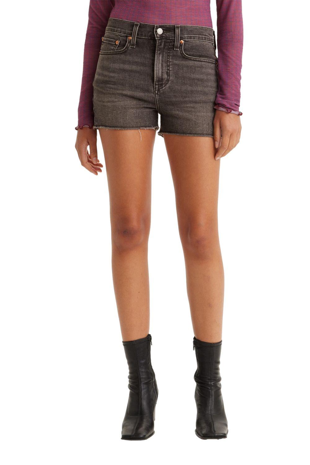 Shorts Mujer High Rise Negro Levis 72878-0070-0