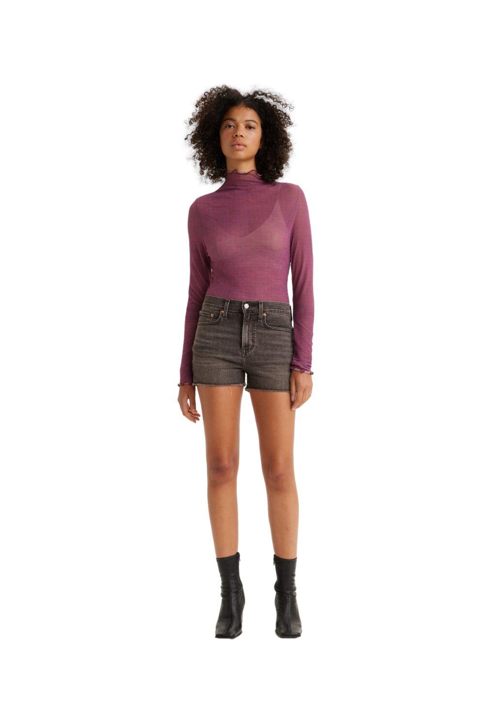 Shorts Mujer High Rise Negro Levis 72878-0070-3