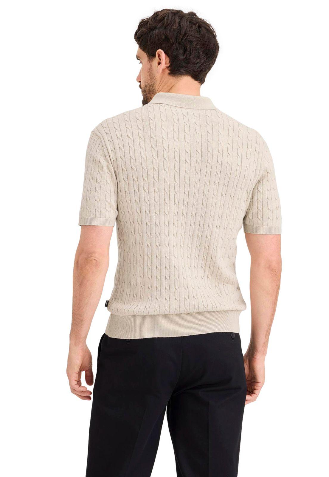 Sweater Hombre Polo Regular Fit Beige A0768-0013-2