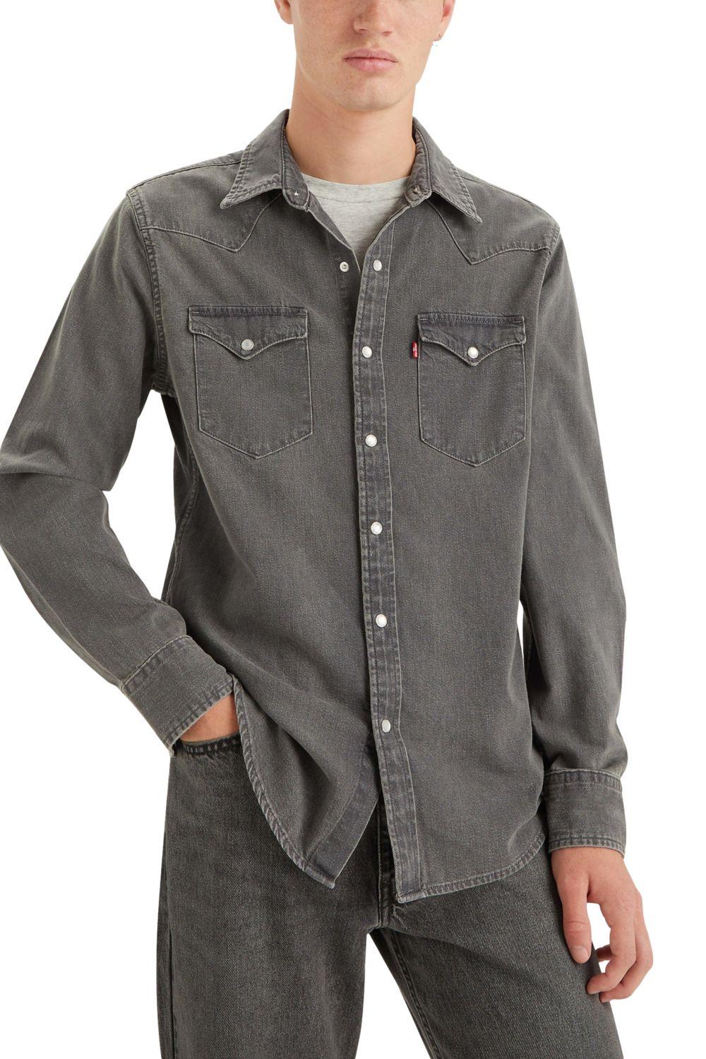 Camisa Hombre Regular Fit  Western Standard Gris Levis 85745-0148-0