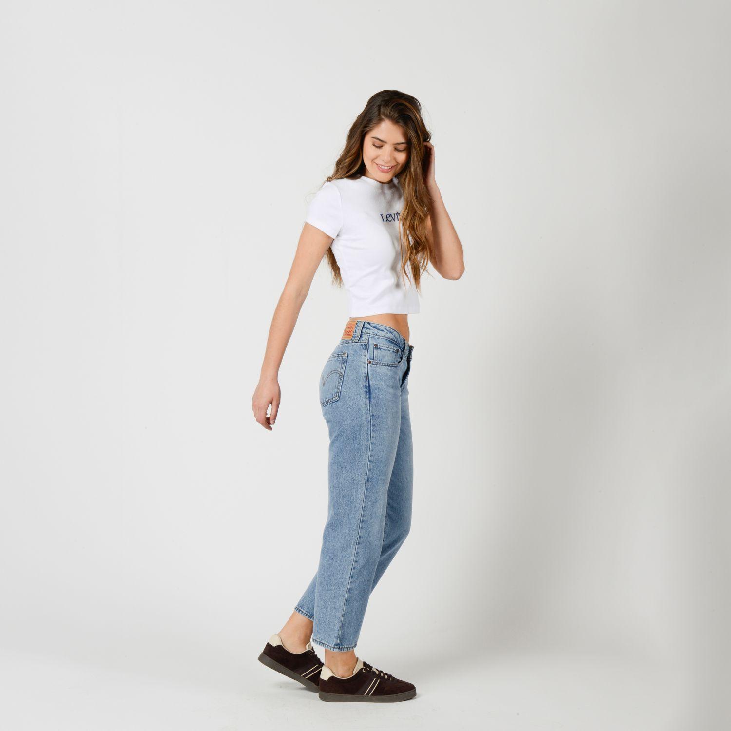 Jeans Mujer Superlow Straight Azul Levis 0081X-0010-2