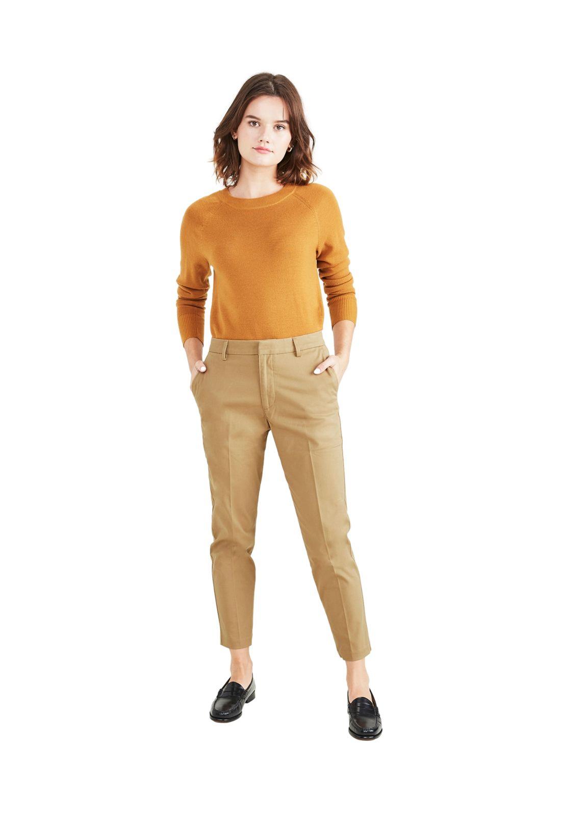 Pantalón Mujer Slim Ankle Fit Beige A1770-0001-0