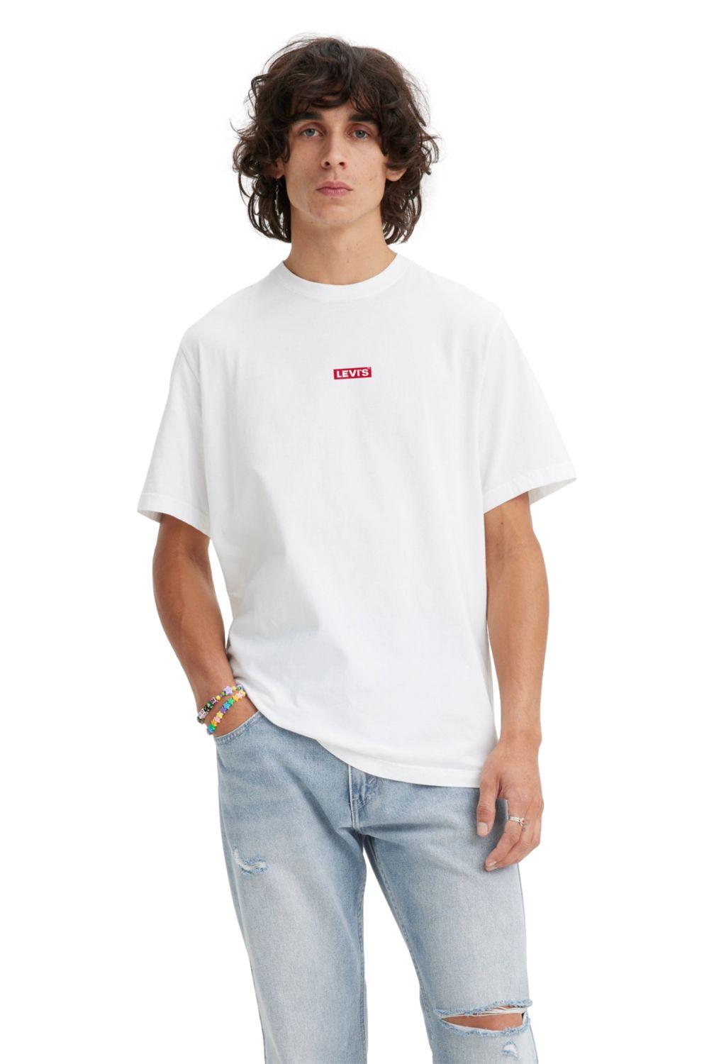 Polera Hombre Ss Relaxed Baby Tab Blanco Levis 79554-0039-0