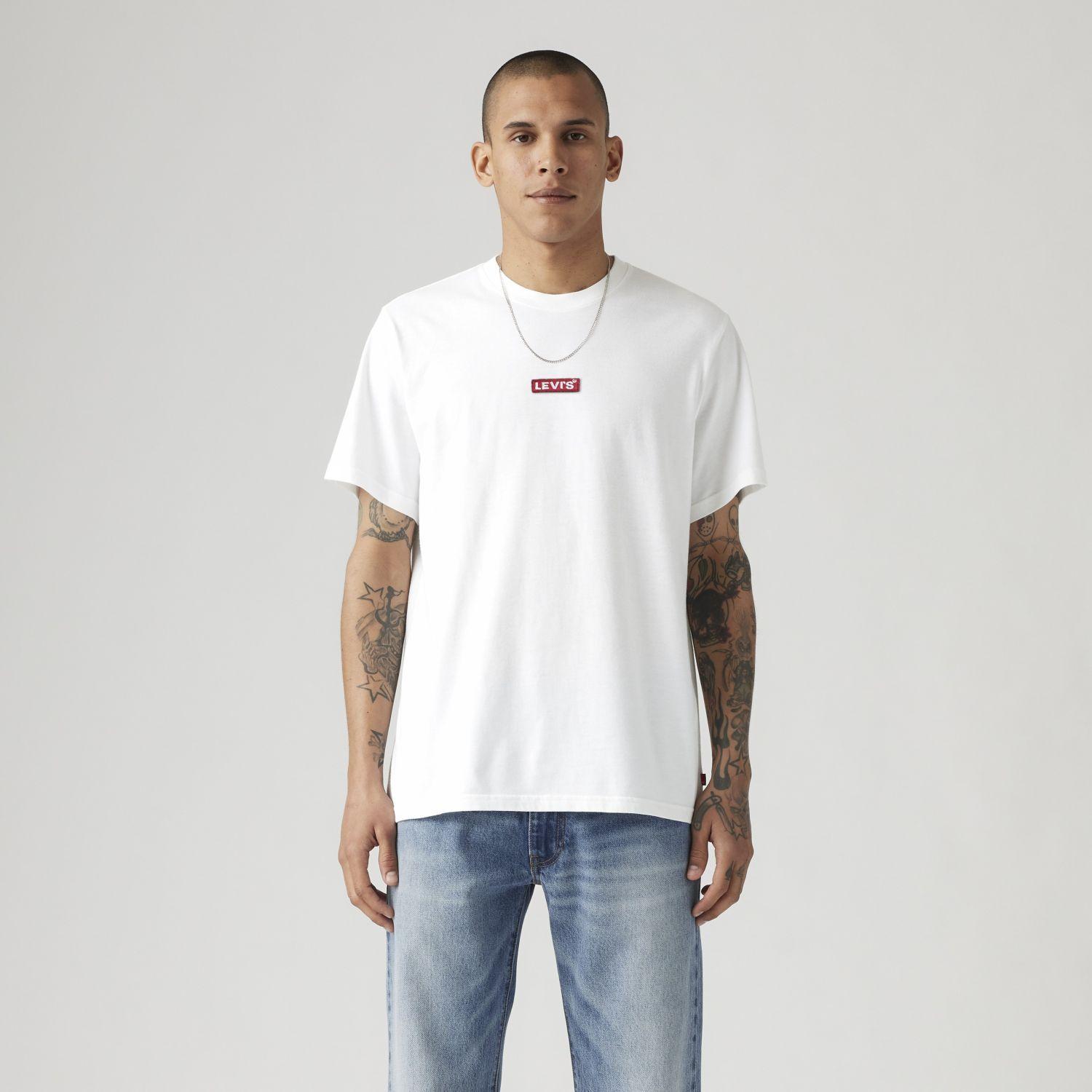 Polera Hombre Relaxed Baby Tab Blanco Levis 79554-0039-0