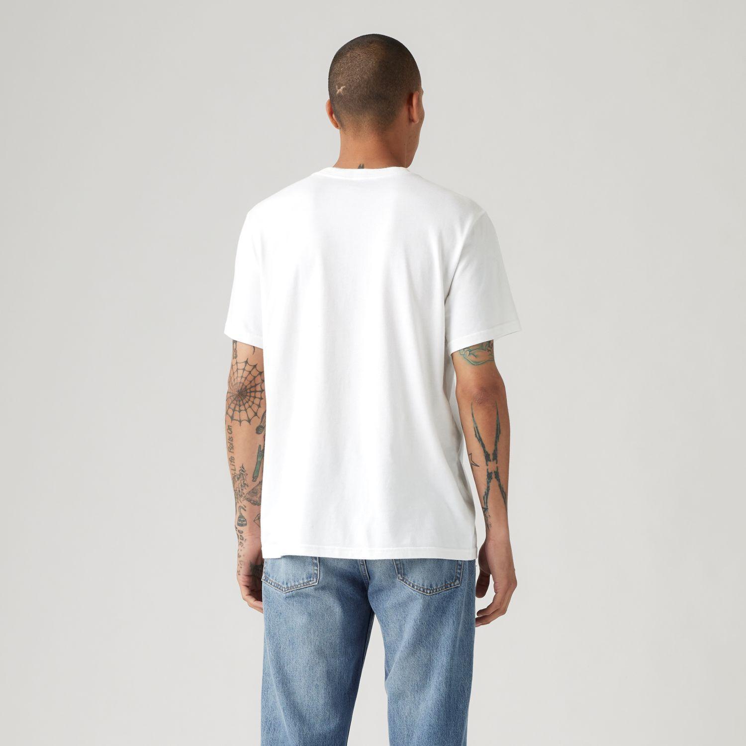 Polera Hombre Relaxed Baby Tab Blanco Levis 79554-0039-1