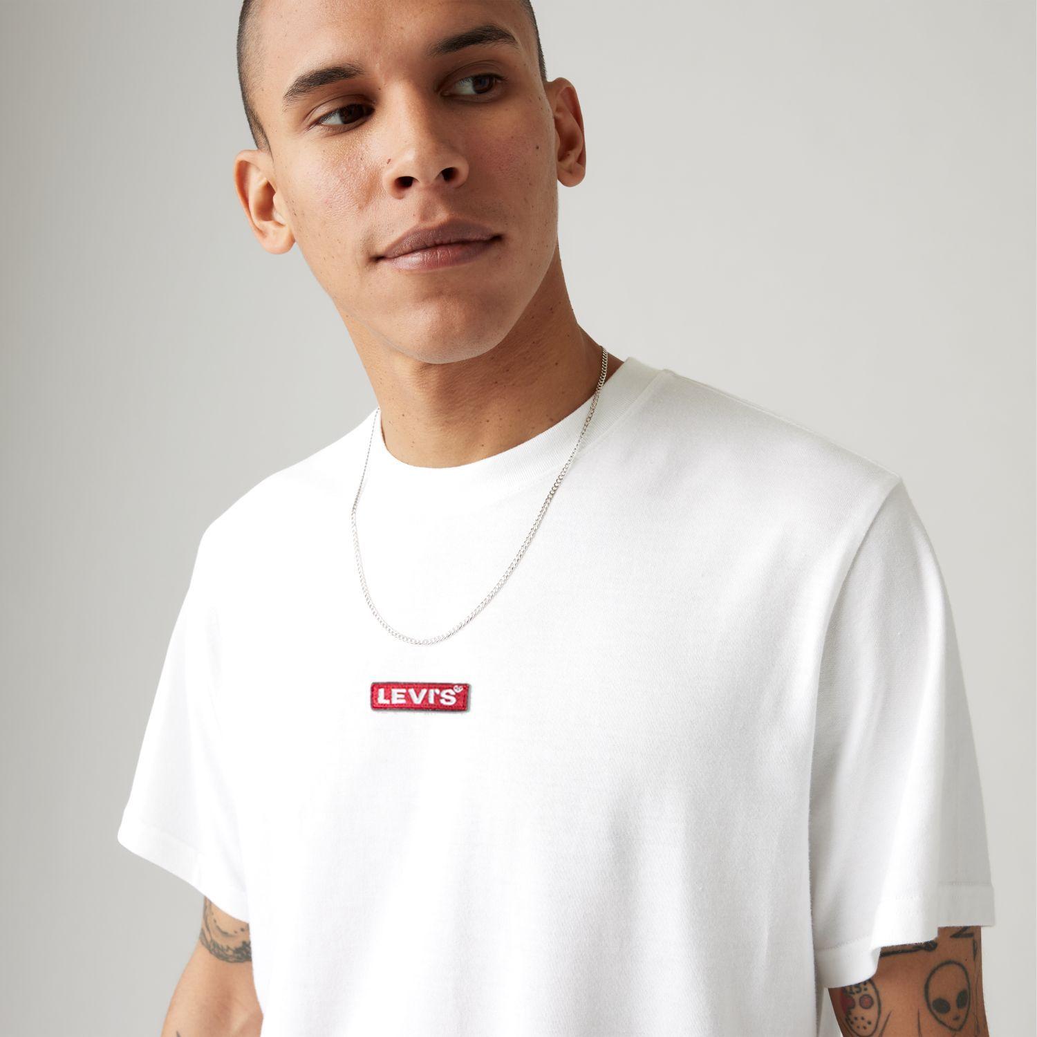 Polera Hombre Relaxed Baby Tab Blanco Levis 79554-0039-2