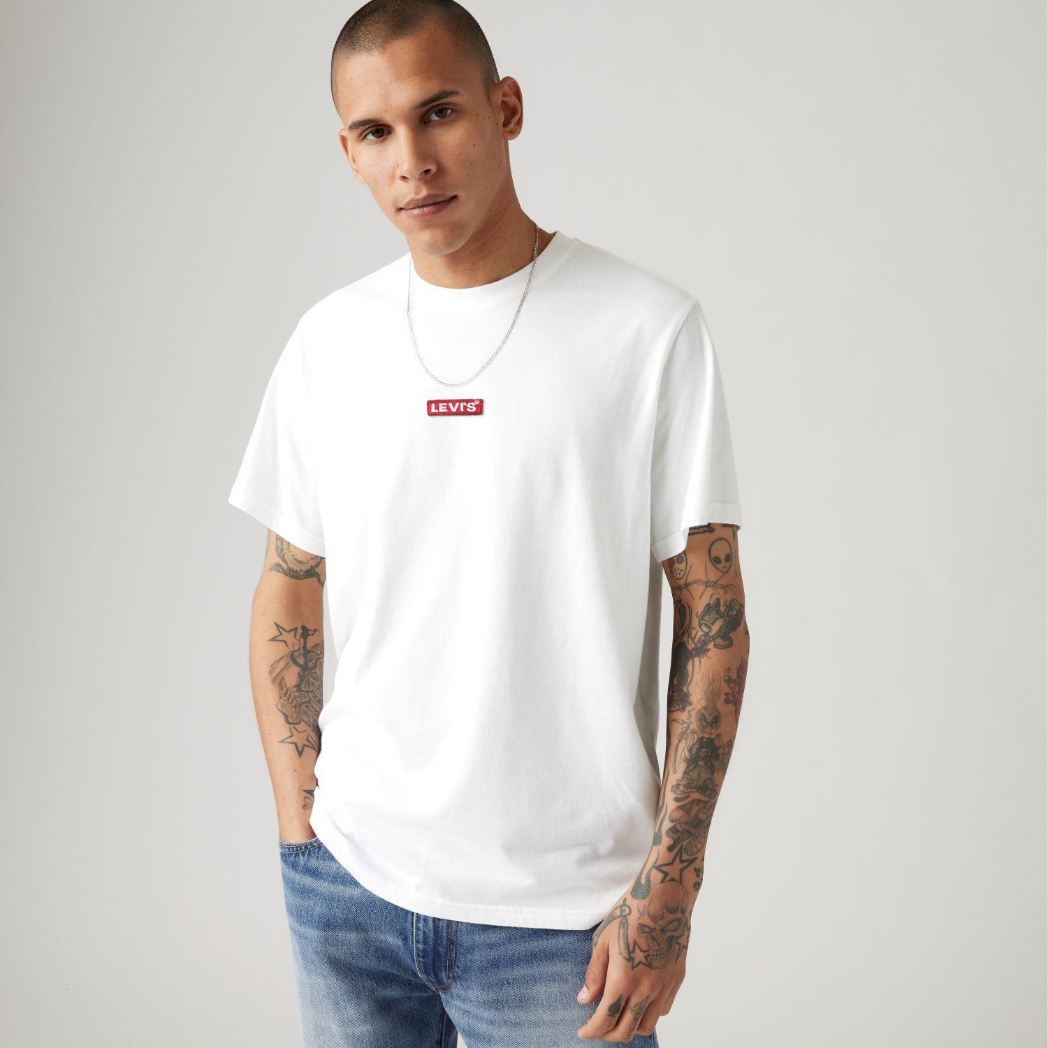 Polera Hombre Relaxed Baby Tab Blanco Levis 79554-0039-3