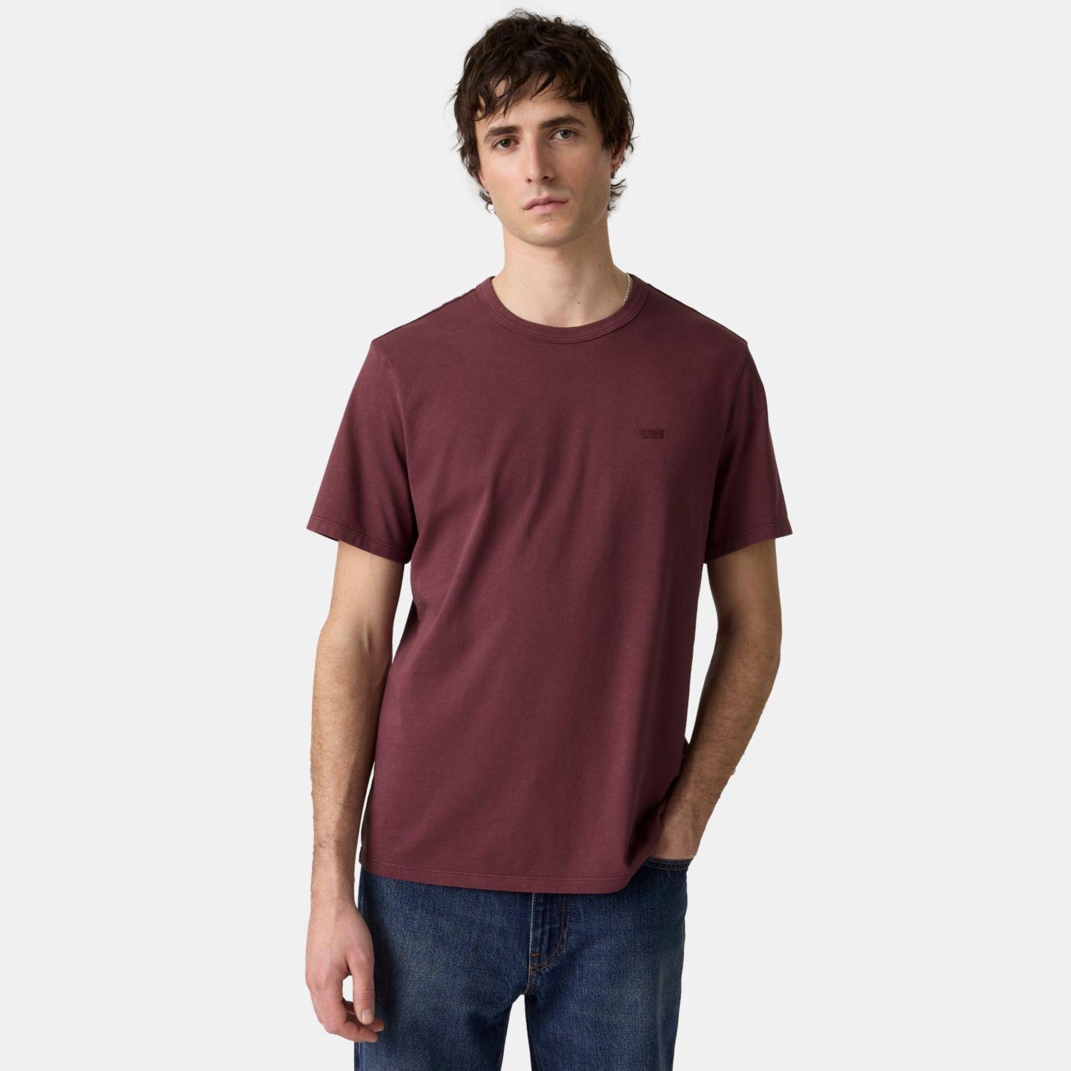 Polera Hombre S Original Tee Burdeo Levis 005GX-0025-0