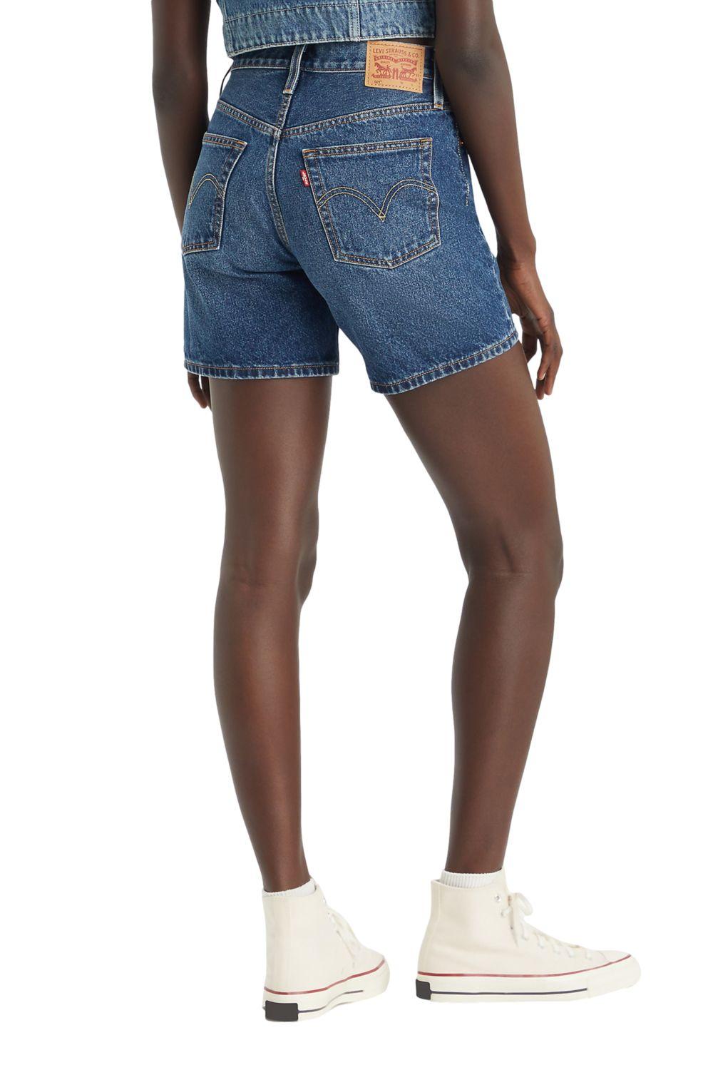 Shorts Mujer 501 Mid Thigh Short Azul Levis 85833-0056-2