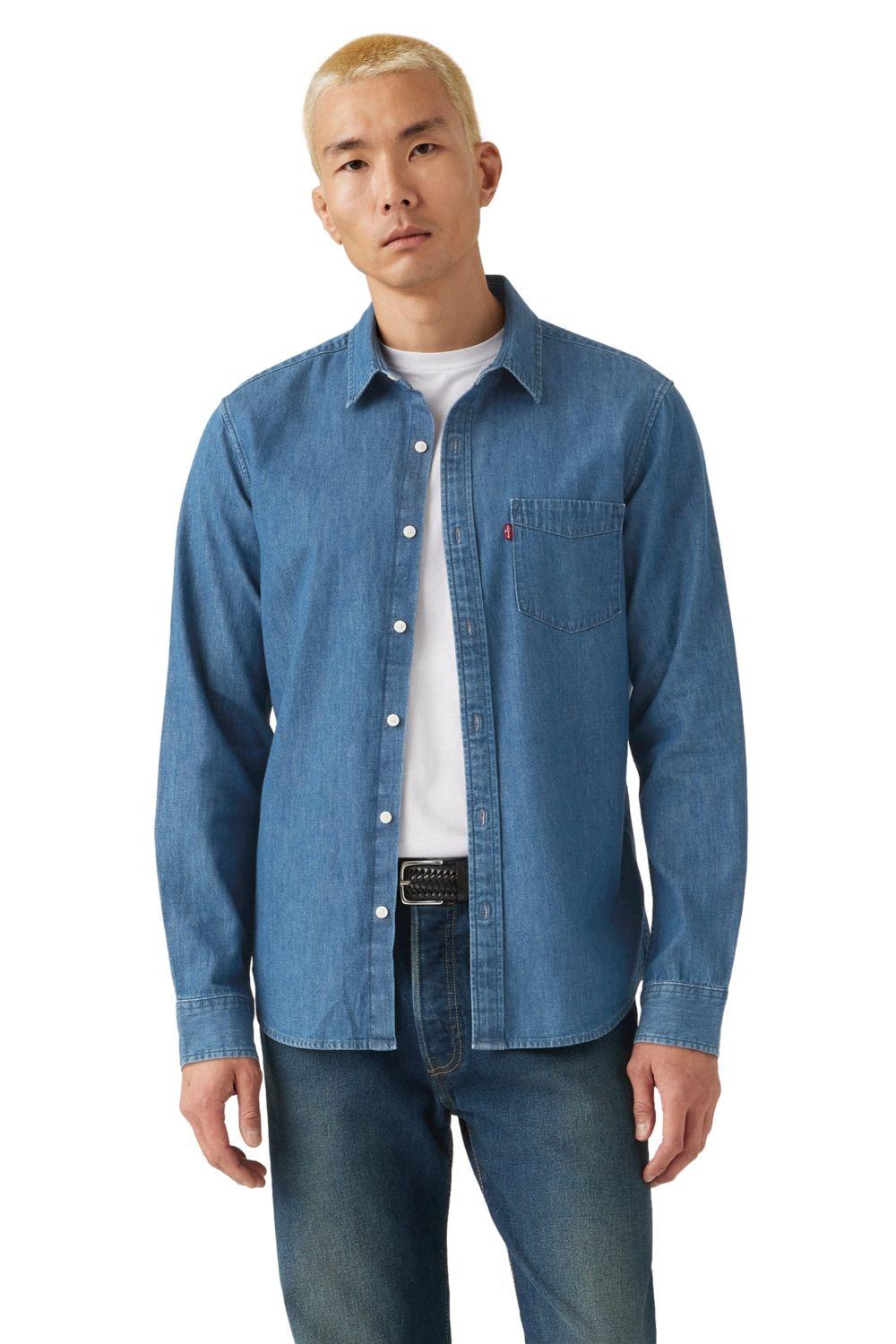 Camisa Hombre Classic 1 Pkt Standard Azul Levis 85748-0356-0