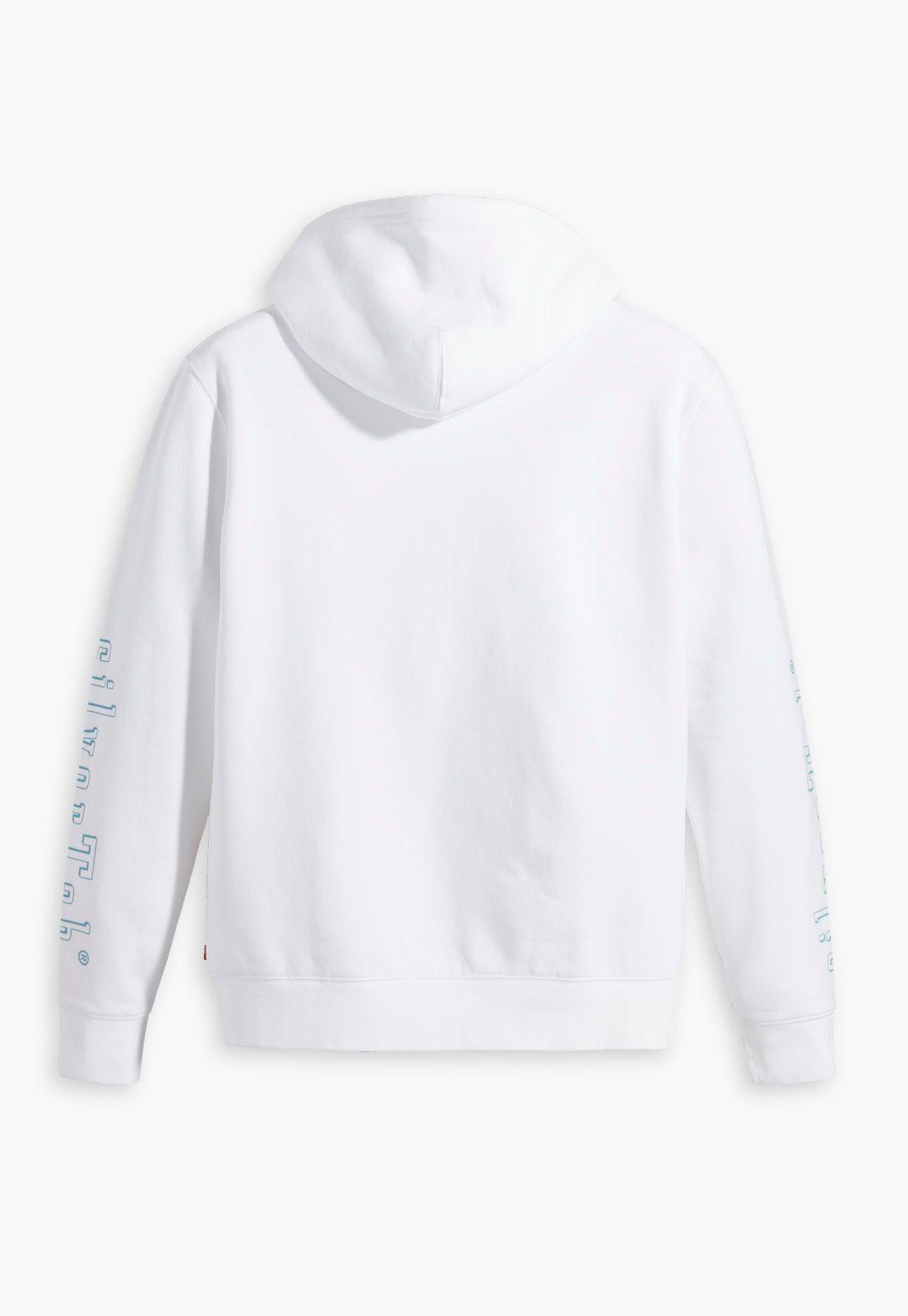 Polerón Hombre con Capucha Gráfico Blanco Levis 38424-0038-1