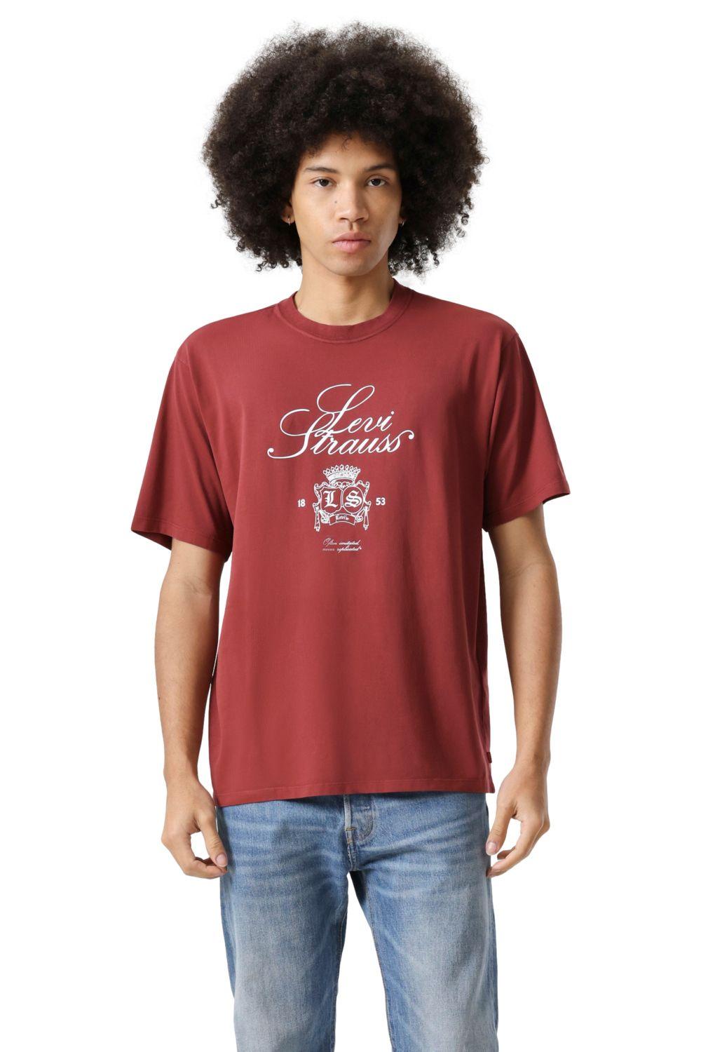 Polera Hombre Vintage Fit Graphic Tee Burdeo Levis 87373-0393-0