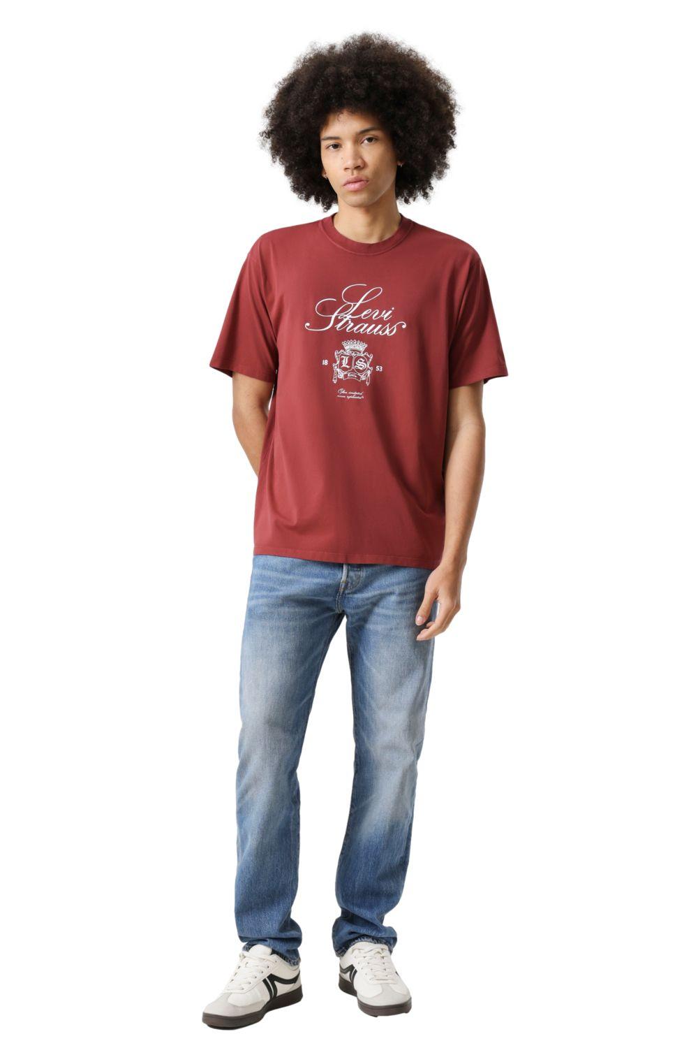 Polera Hombre Vintage Fit Graphic Tee Burdeo Levis 87373-0393-3