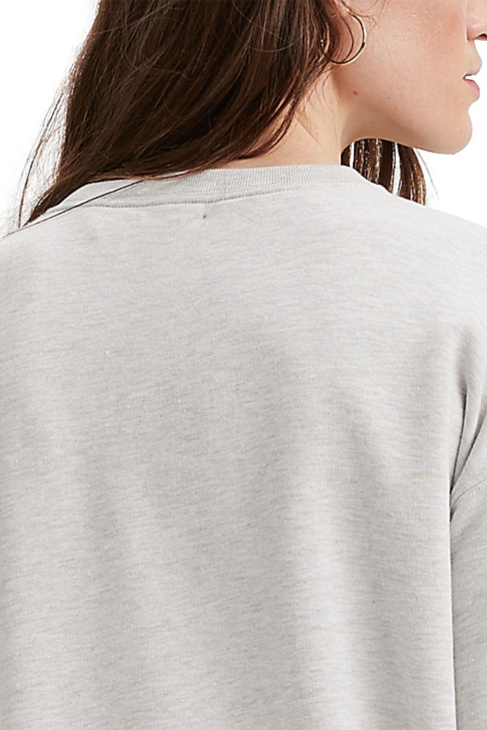 Polerón Mujer Regular Fit Mini Logo Gris Levis A5942-0006-3