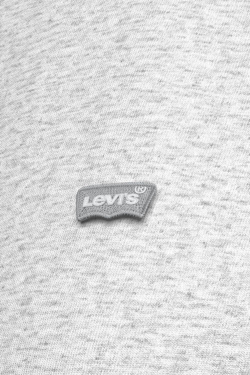 Polerón Mujer Regular Fit Mini Logo Gris Levis A5942-0006-4