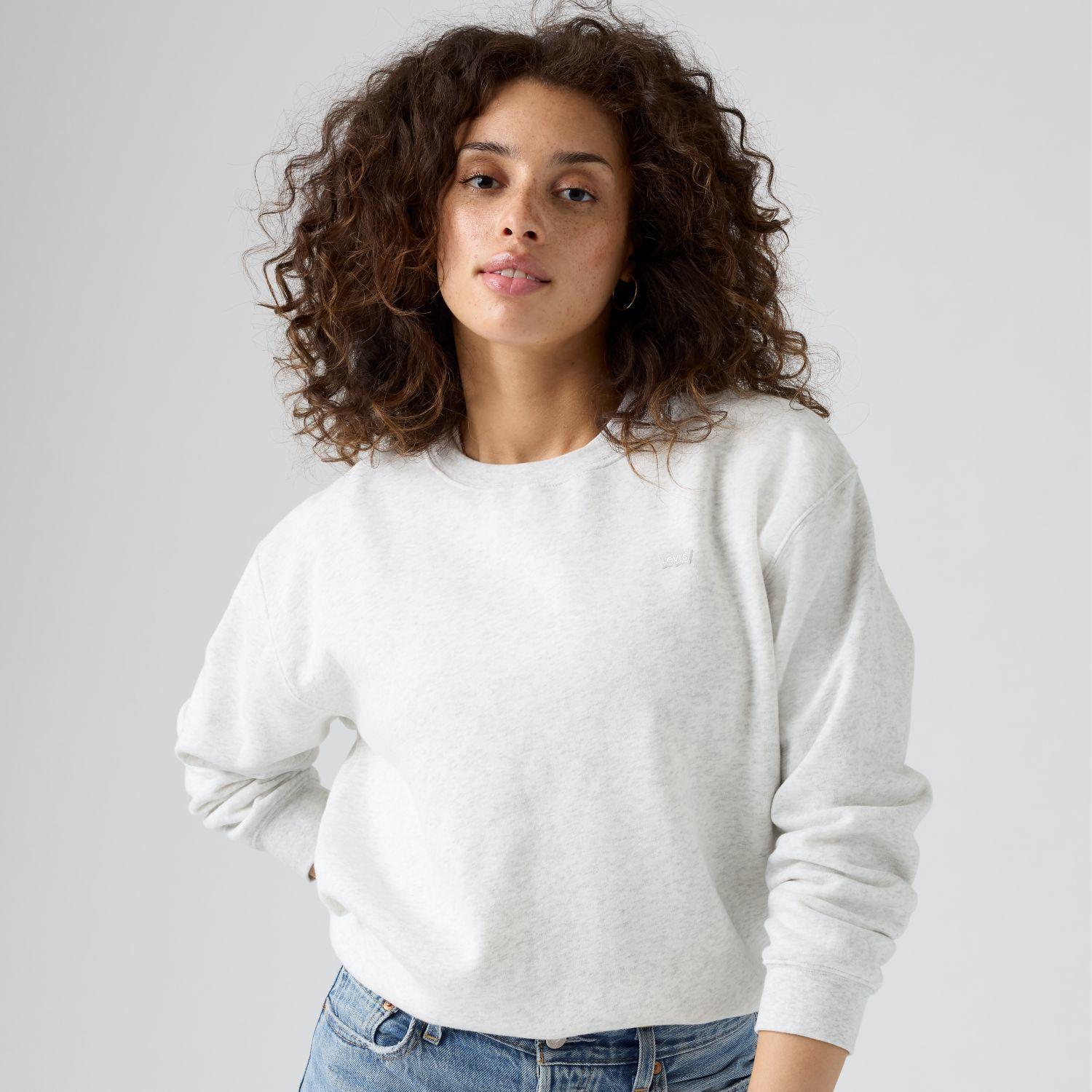 Polerón Mujer Regular Fit Mini Logo Gris Levis A5942-0006-2