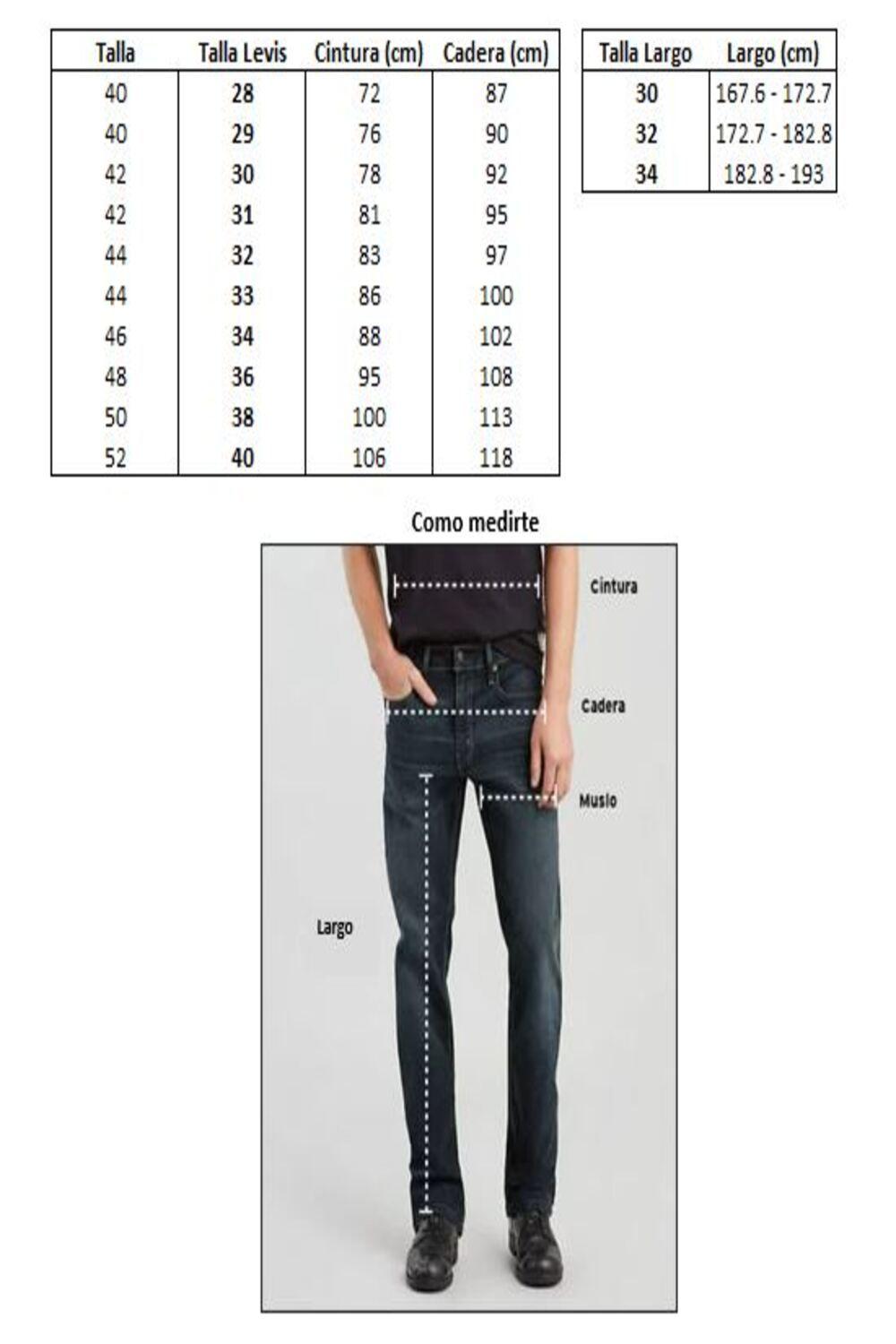 Jeans Hombre 505 Regular Azul Levis 00505-2825-3